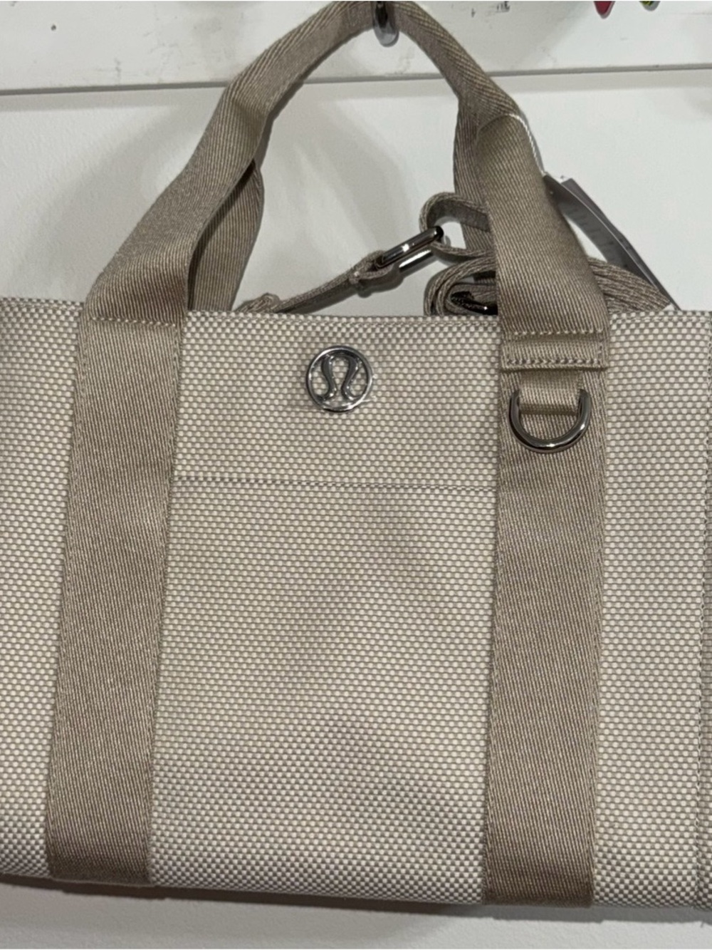 NWT Lululemon Two-Tone Canvas Tote Mini